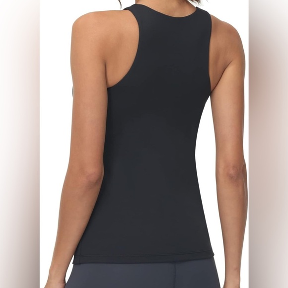 2/$12 Disbest Yoga Tank Size XL Black Activewear Buttery Soft Athleisure Workout - Picture 2 of 11